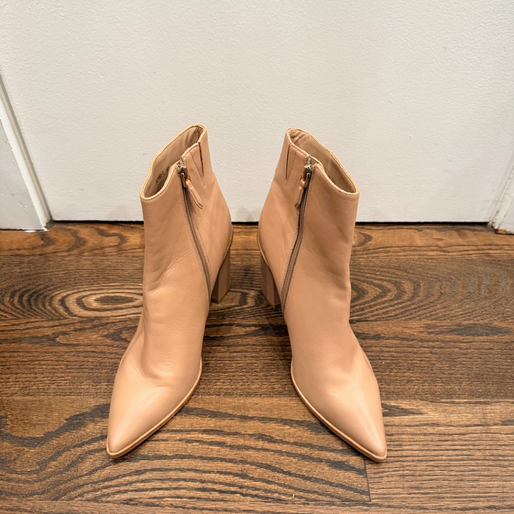 Kookai Leather Booties in Tan - Size 10 us / size 40 eu - Picture 2 of 11